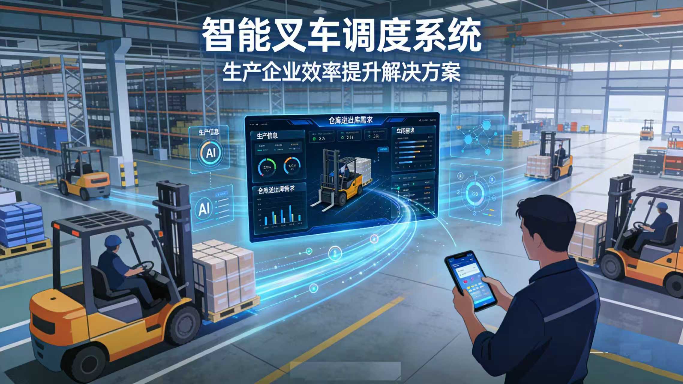 AI叉车智能体-智能叉车物联网实时运行数据-运力地图